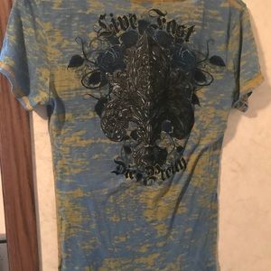 Crash and burn tee shirt